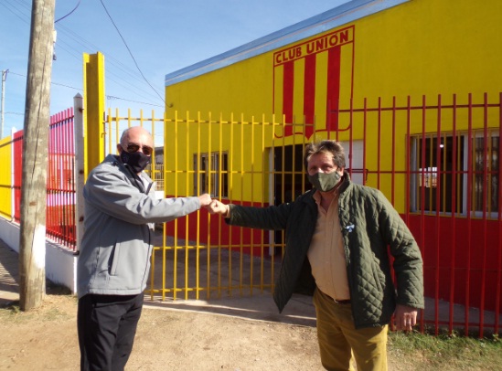 JULIO LARROCCA VISITÓ LA SEDE DEL CLUB UNIÓN