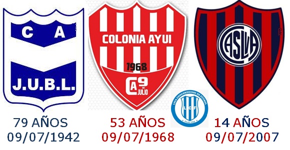 FELIZ CUMPLEAÑOS JUVENTUD, 9 Y SAN LORENZO