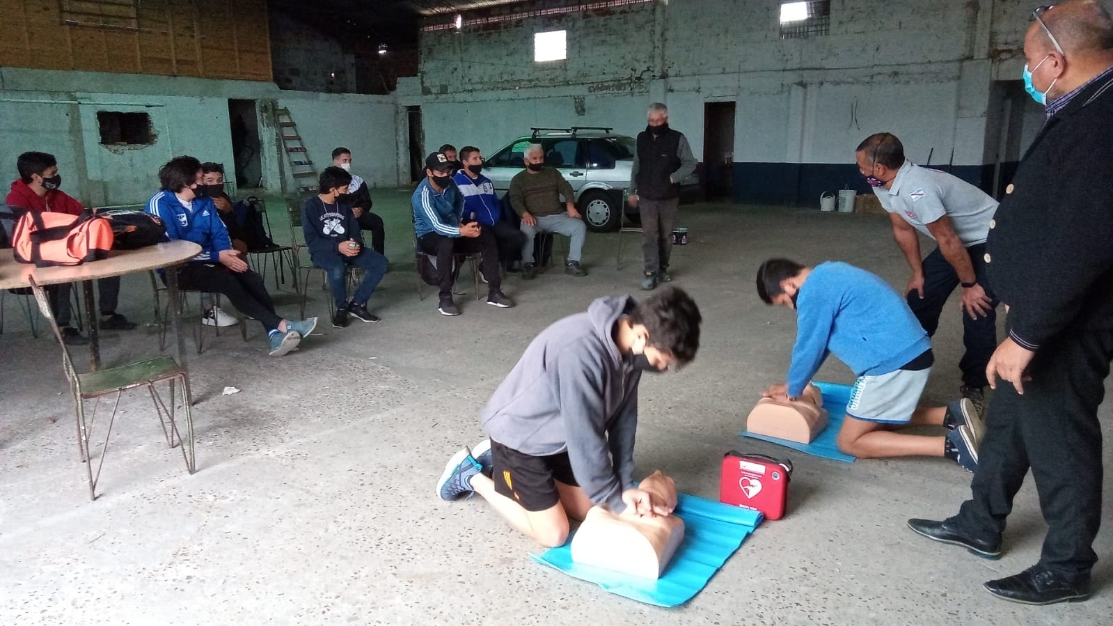 LAS CAPACITACIONES DE RCP TUVIERON SU LUGAR EN BENITO LEGERÉN