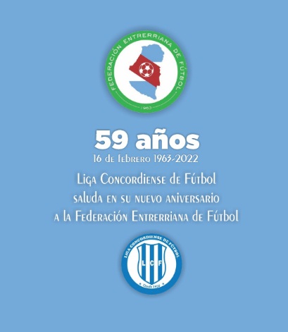 FELIZ 59 FEDERACIÓN ENTRERRIANA DE FÚTBOL