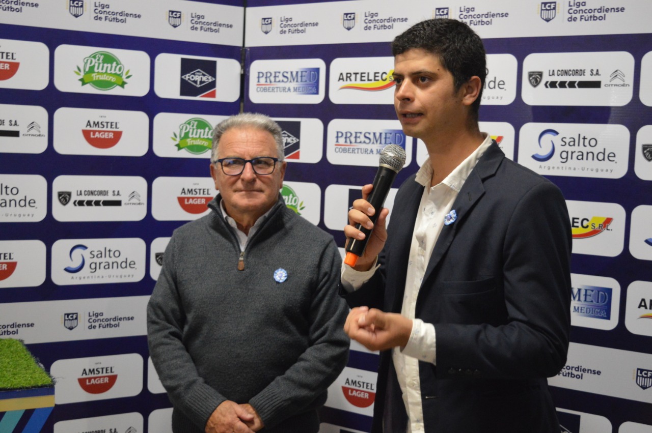Luis Benedetto: “Es una gran satisfacción colaborar con el fútbol de la Liga a 75 años del histórico acuerdo de Salto Grande”