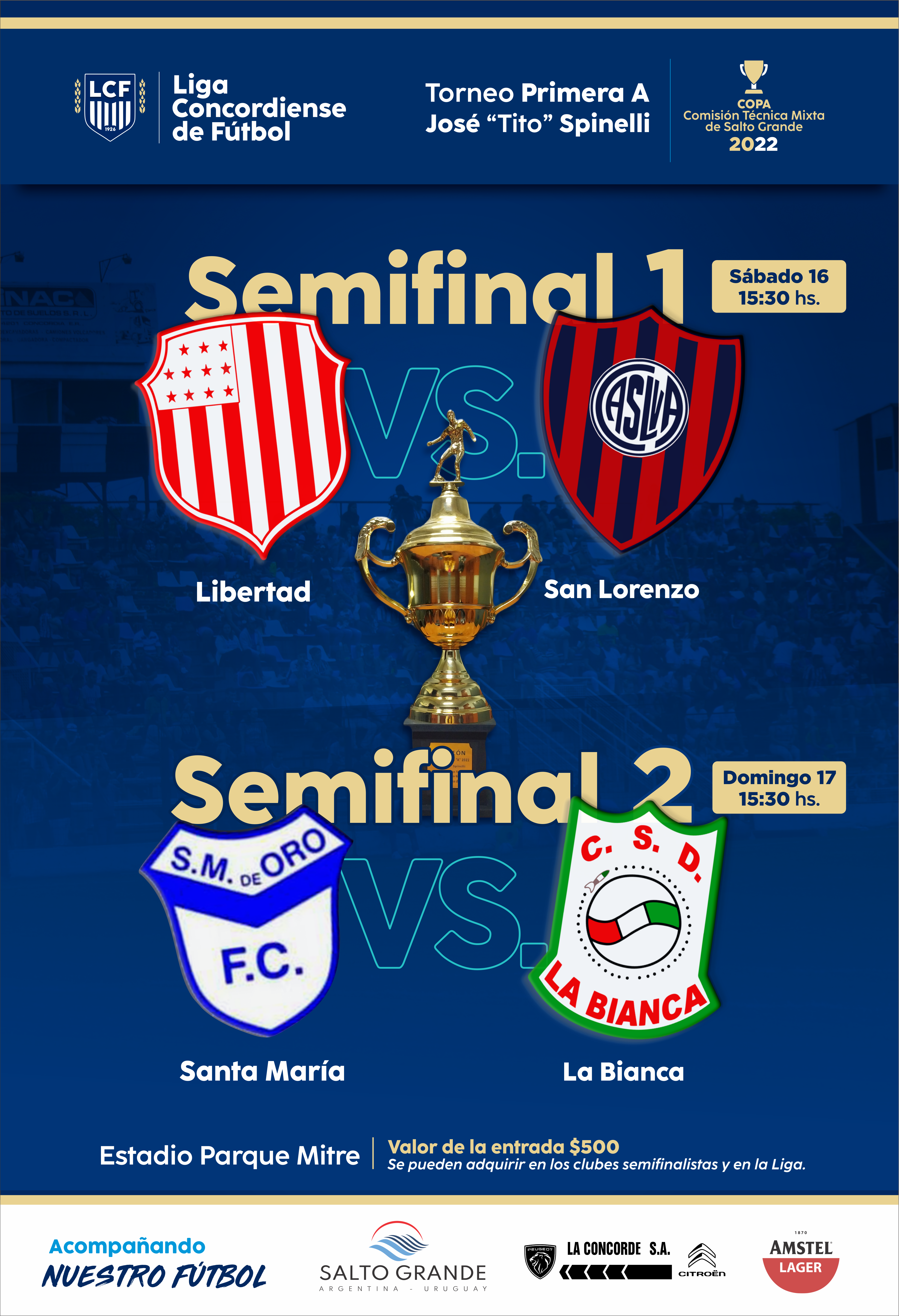 Semifinales de la «A»