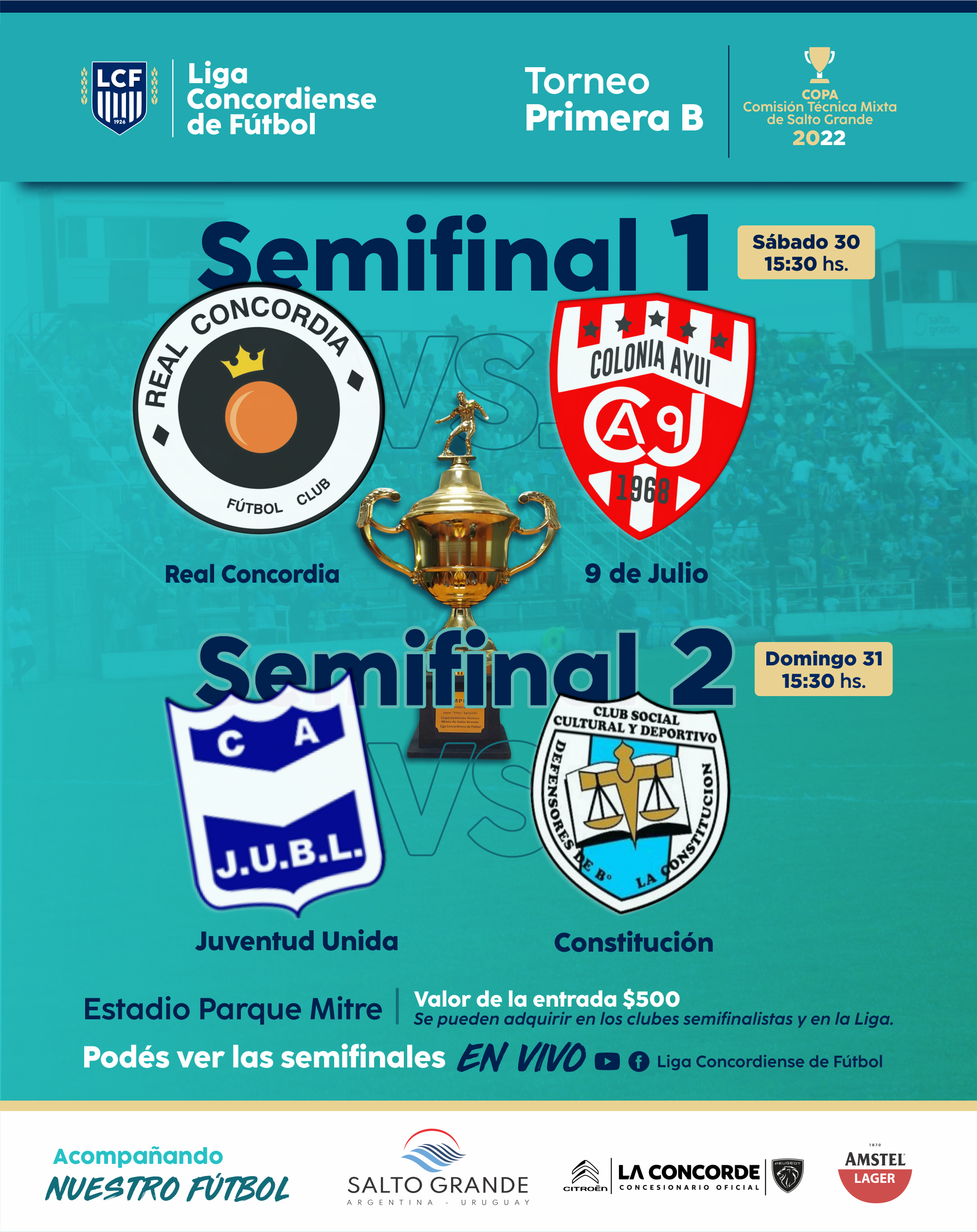 Se juegan las semifinales de la «B»