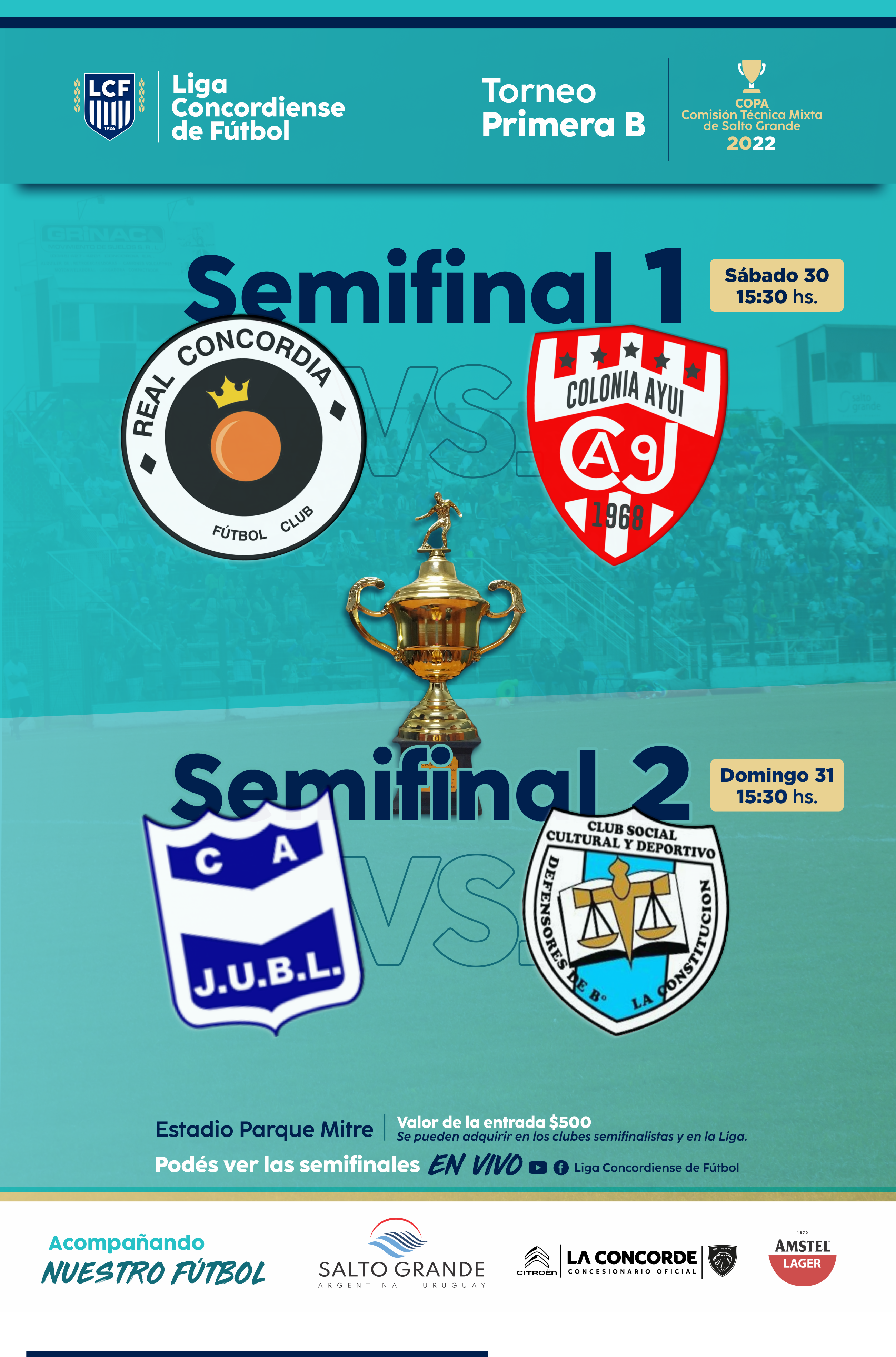 Semifinales Primera División «B»