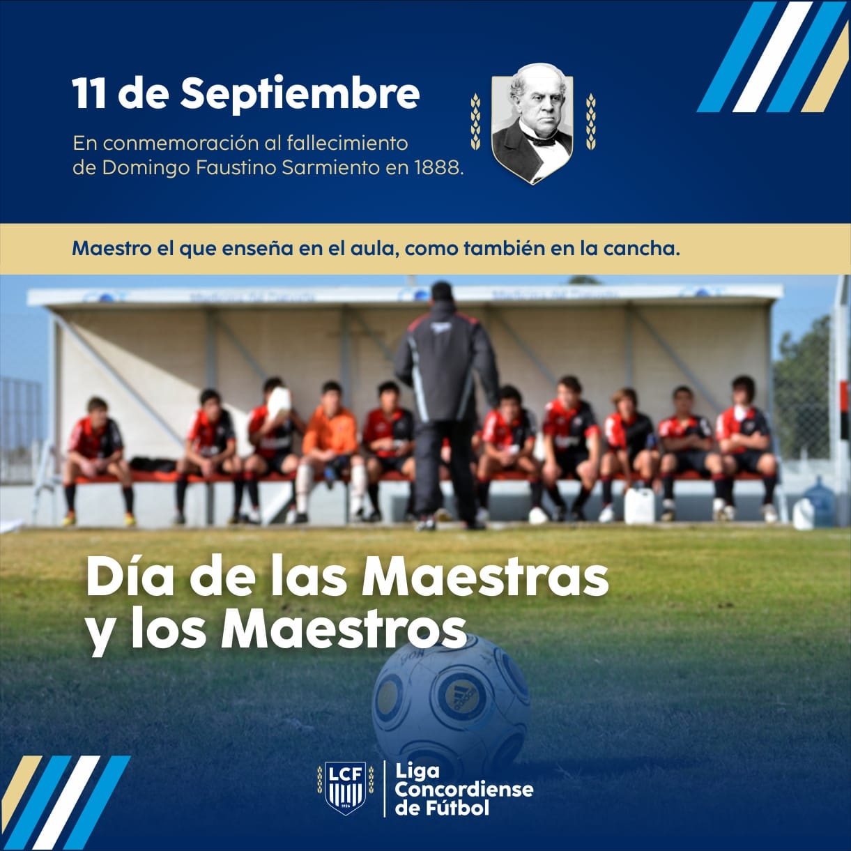 Feliz día a los maestros y maestras