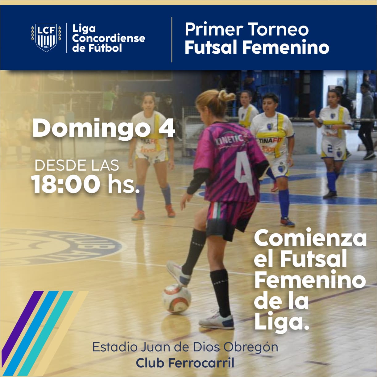 Comienza el Primer Torneo de Futsal Femenino de la Liga