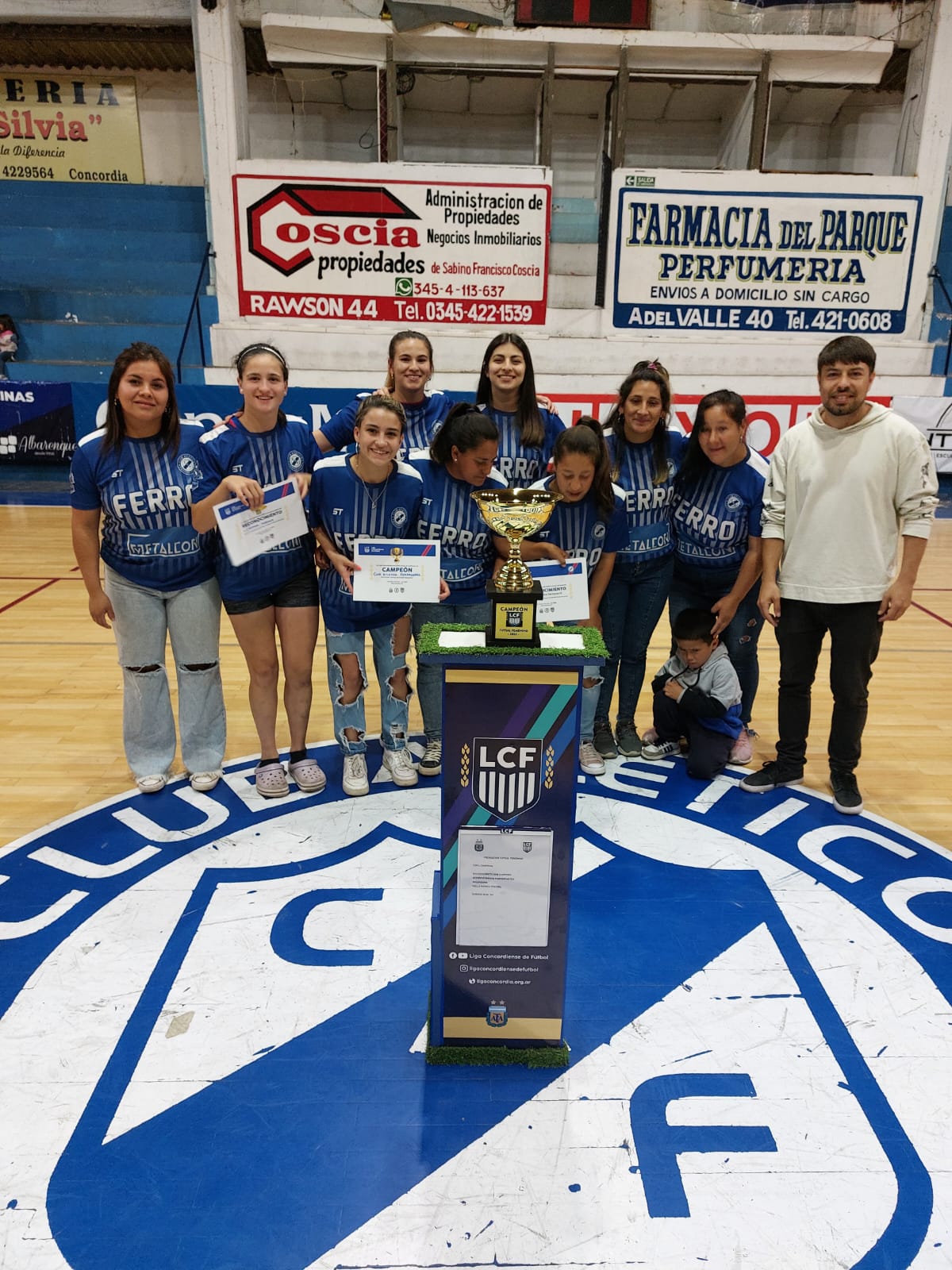 Ferro también es campeón en Futsal Femenino