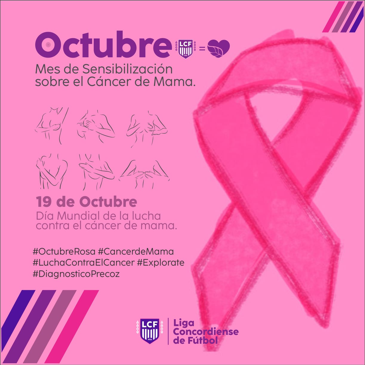 19 de octubre: Día Mundial de la lucha contra el cáncer de mama