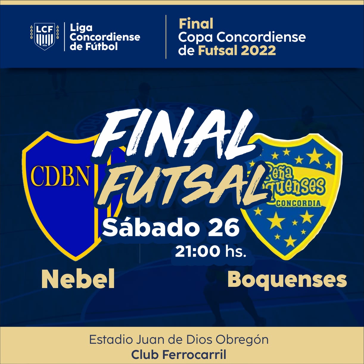 Copa Concordiense de Futsal: Este sábado se juega la Final