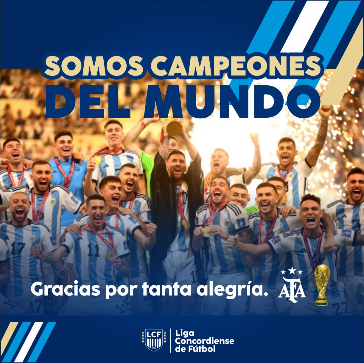 ¡¡¡ Argentina Campeón del Mundo !!!