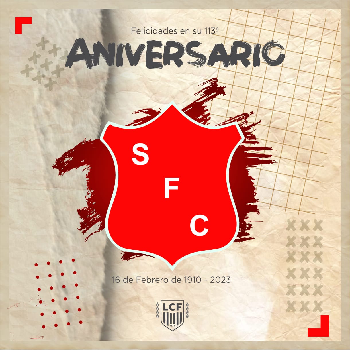 Felices 113 años Sarmiento FC!