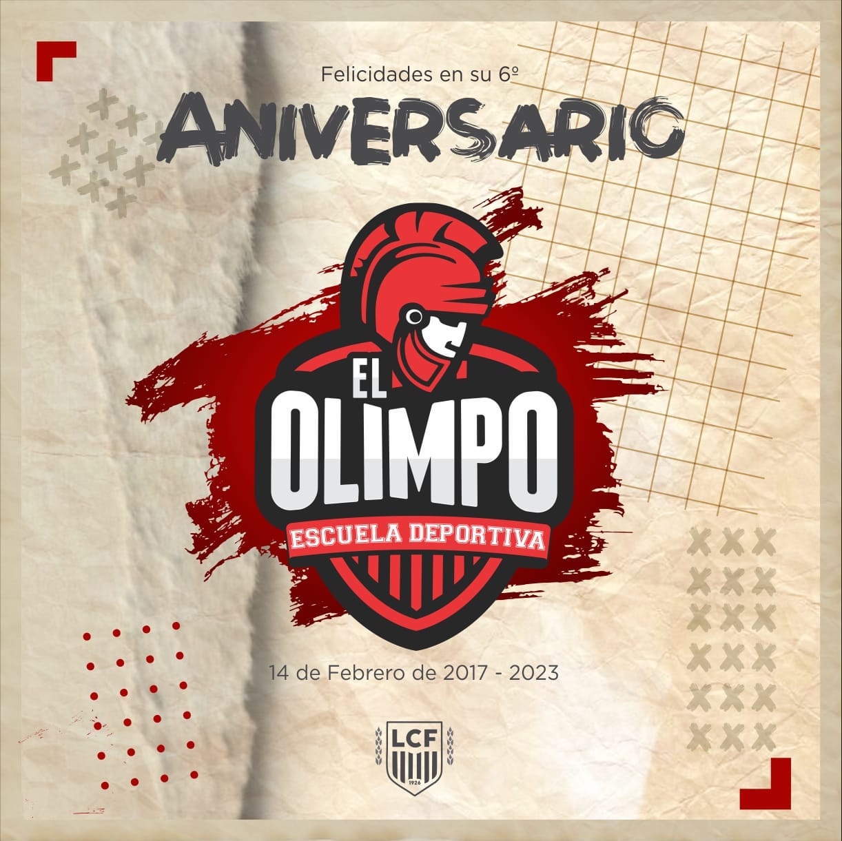 Felices 6 años El Olimpo!