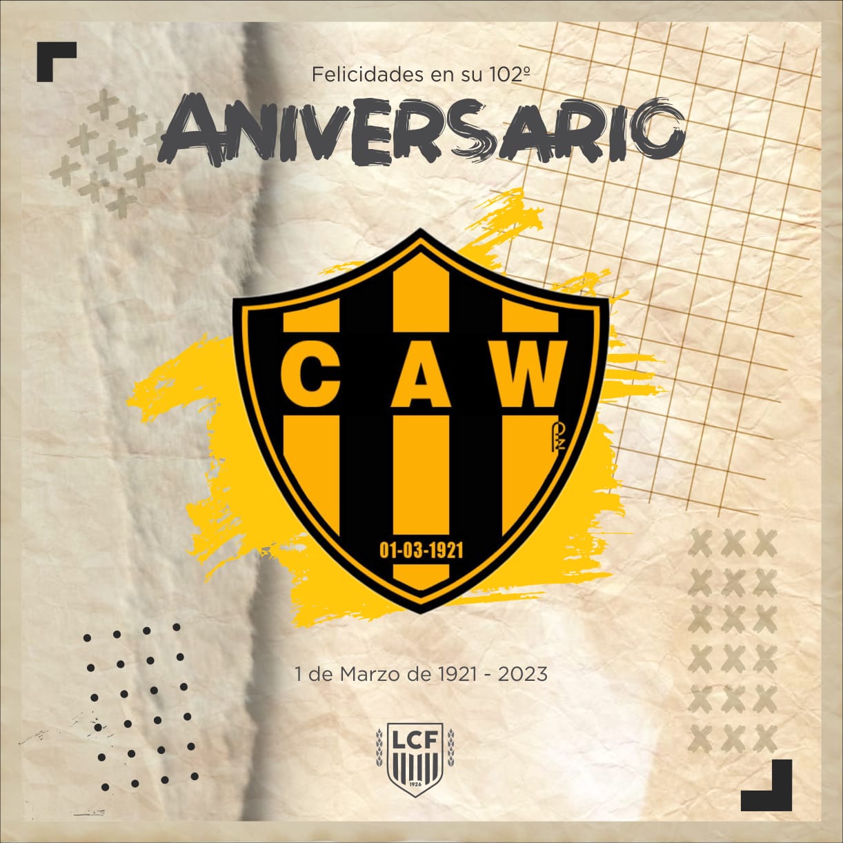 Feliz 102 años Wanderer’s