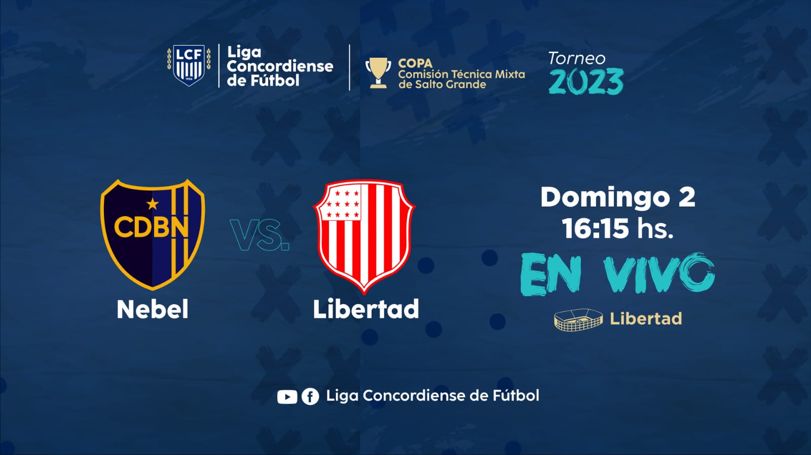 Nebel vs. Libertad. Primera transmisión del 2023