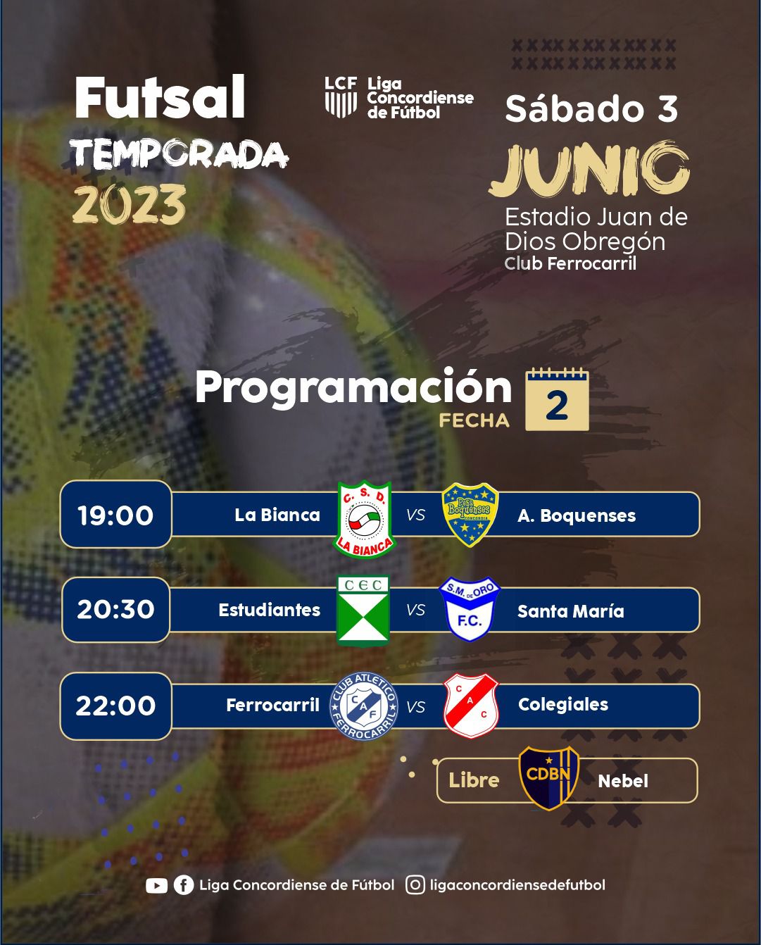 Se juega la segunda del Futsal