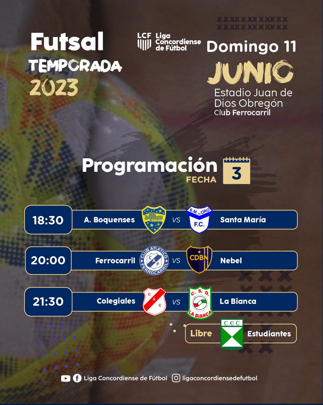 La tercera del Futsal va este domingo
