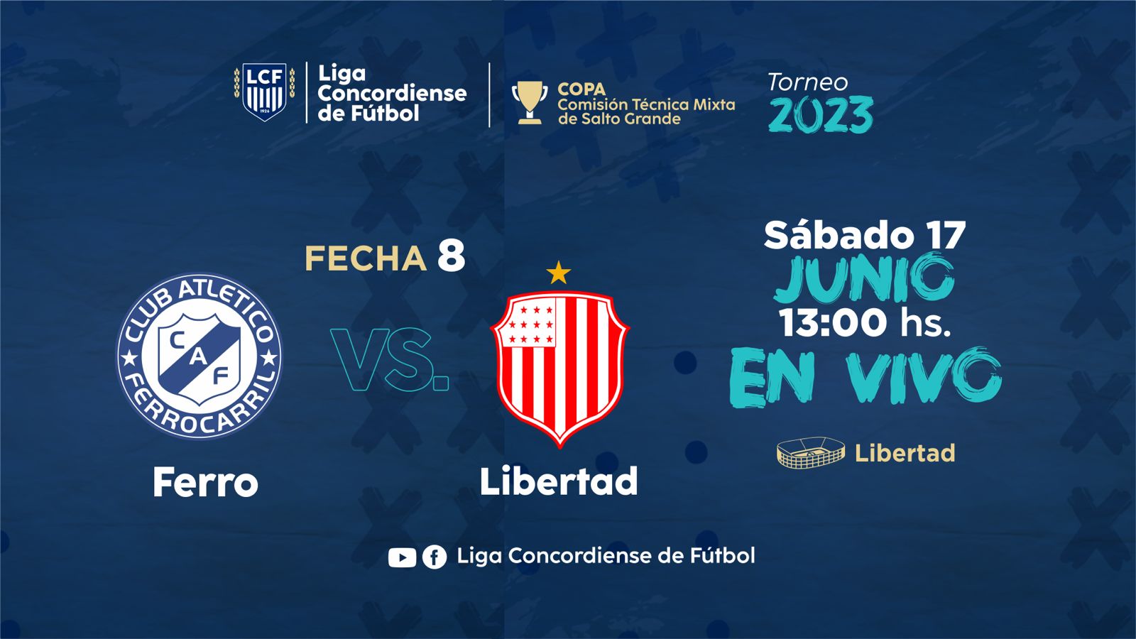 Ferro vs. Libertad en Vivo por YouTube