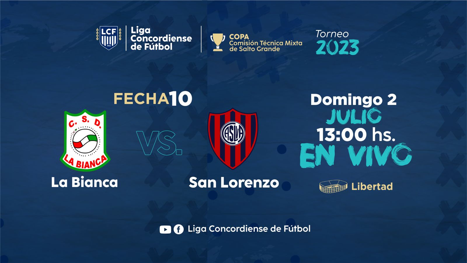 Doble transmisión en el Parque Mitre