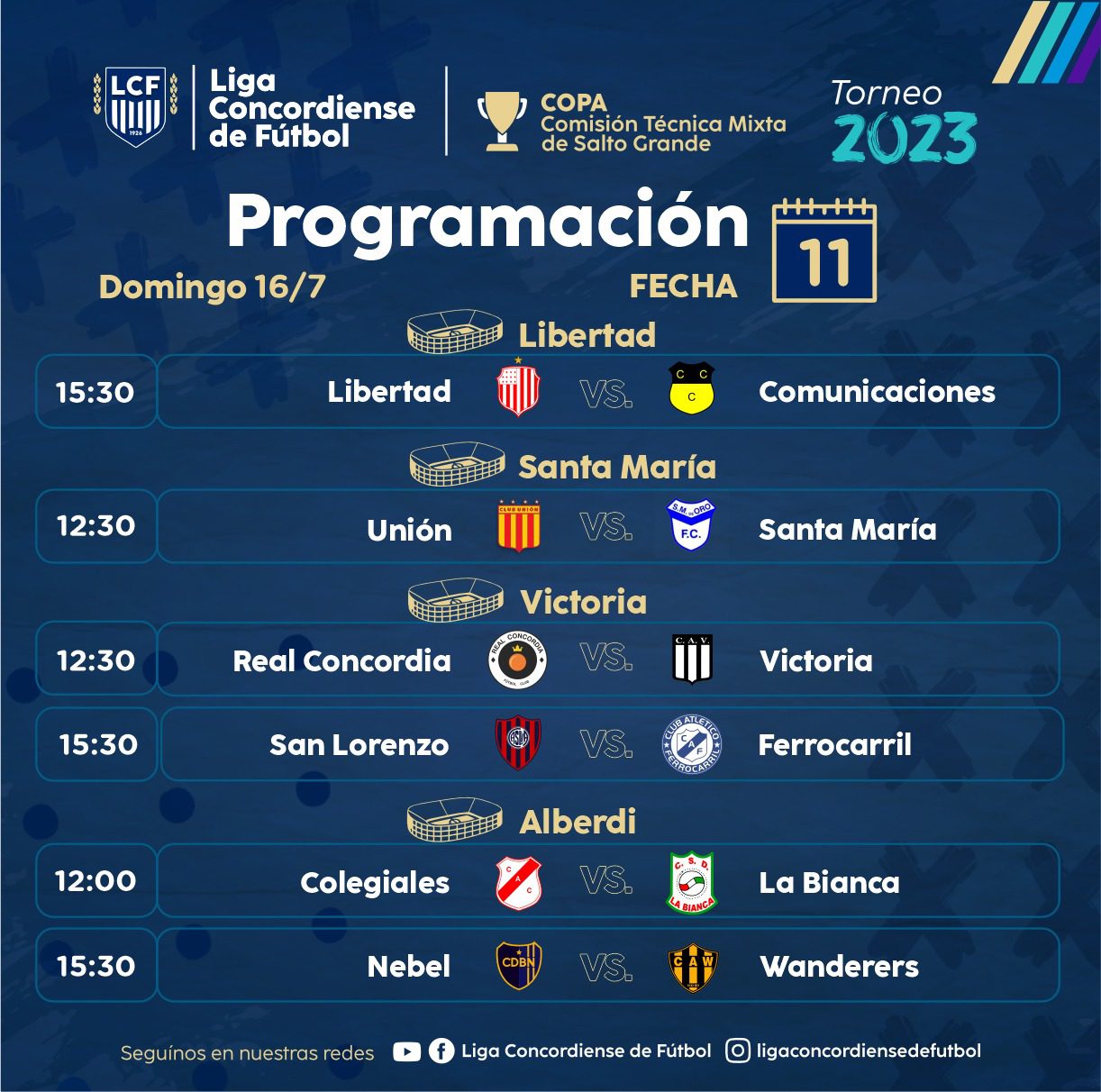 El clima obligó a reprogramar y a suspender parte de la actividad del fútbol local