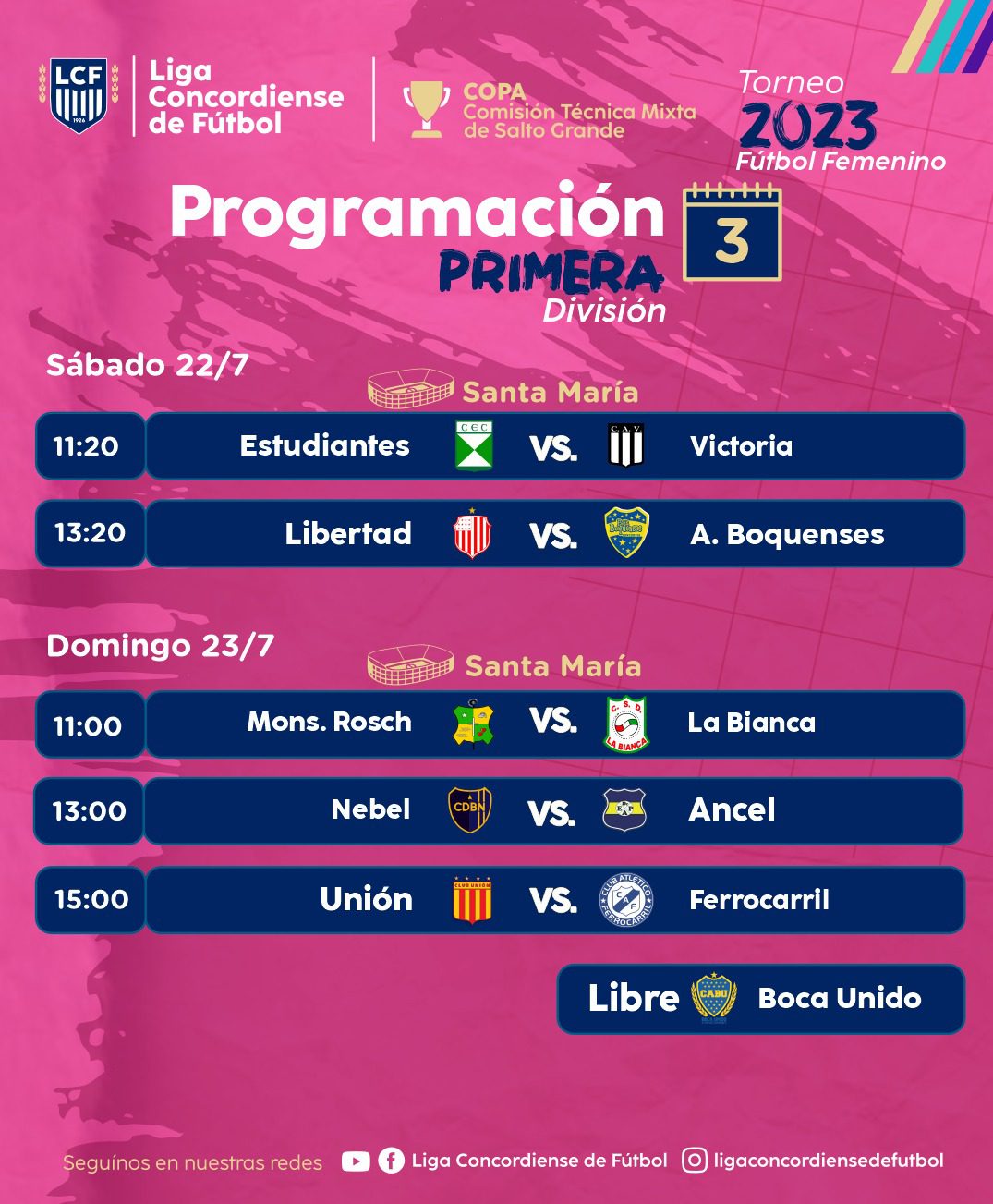 Va la tercera del Femenino