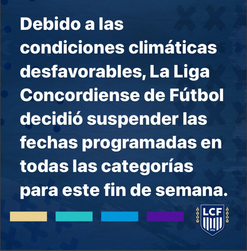Fecha suspendida