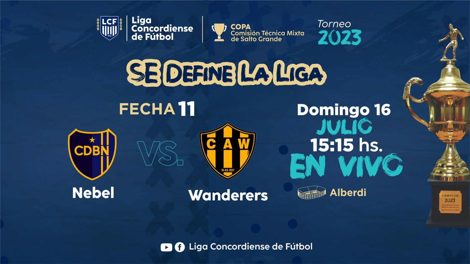 Nébel y Libertad van por la vuelta olímpica