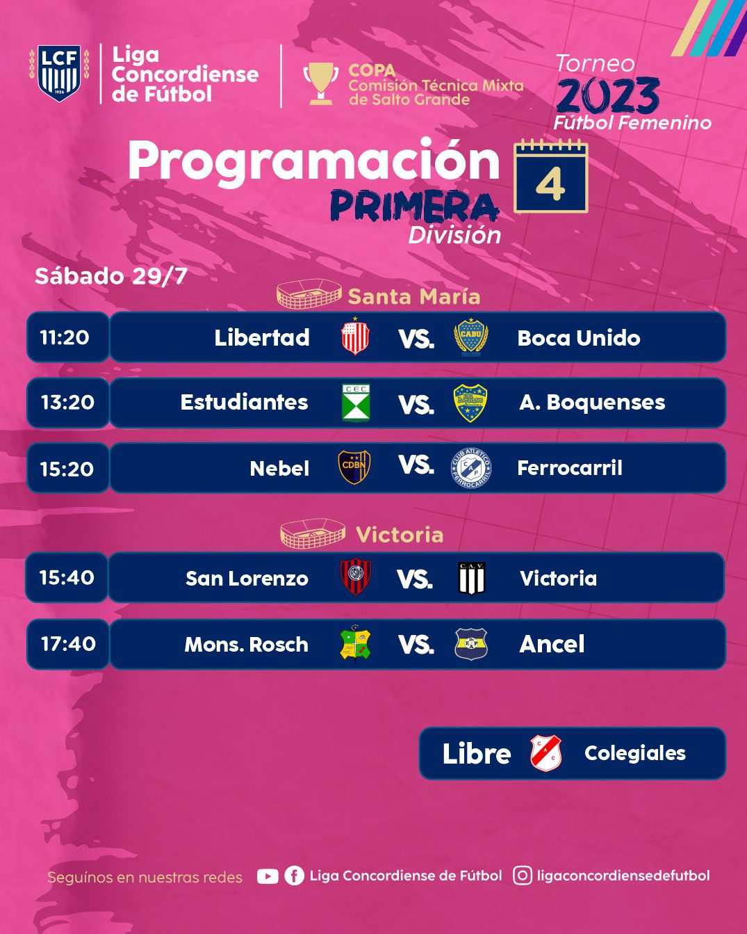 El Femenino juega su cuarta