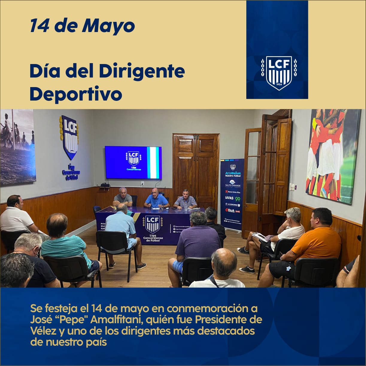 Feliz Día del Dirigente Deportivo
