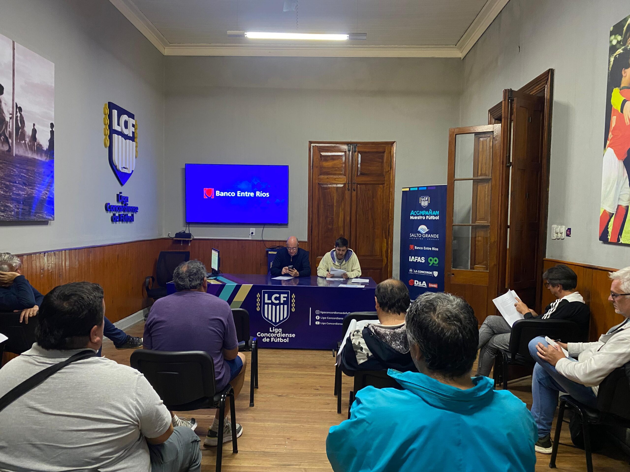 Reunión y confirmación de la séptima fecha del fútbol local