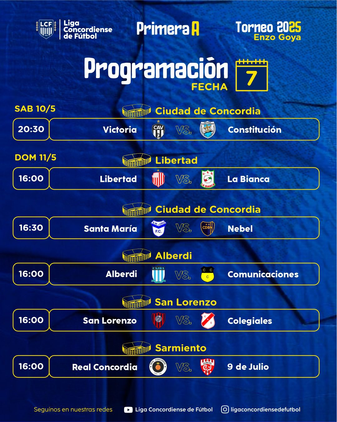 Se avecina la séptima de la «A»