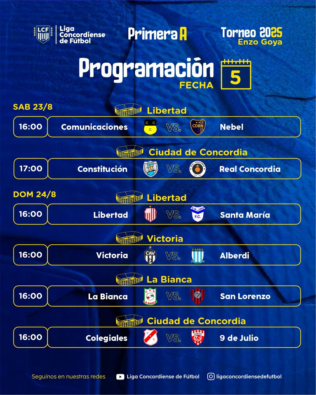 Quinta para el Clausura