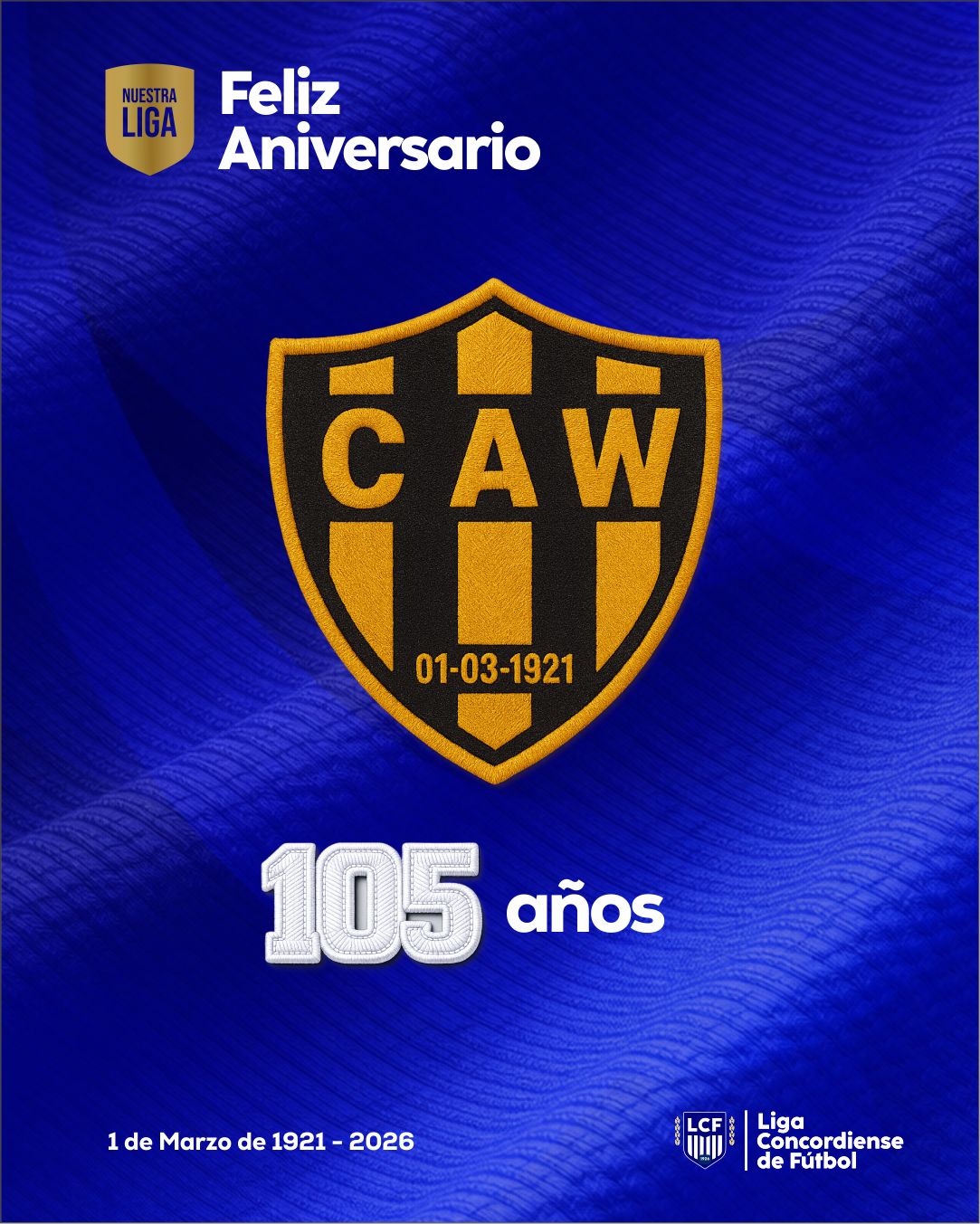 Wanderer´s celebró sus 105 años con una jornada plagada de fútbol y fiesta