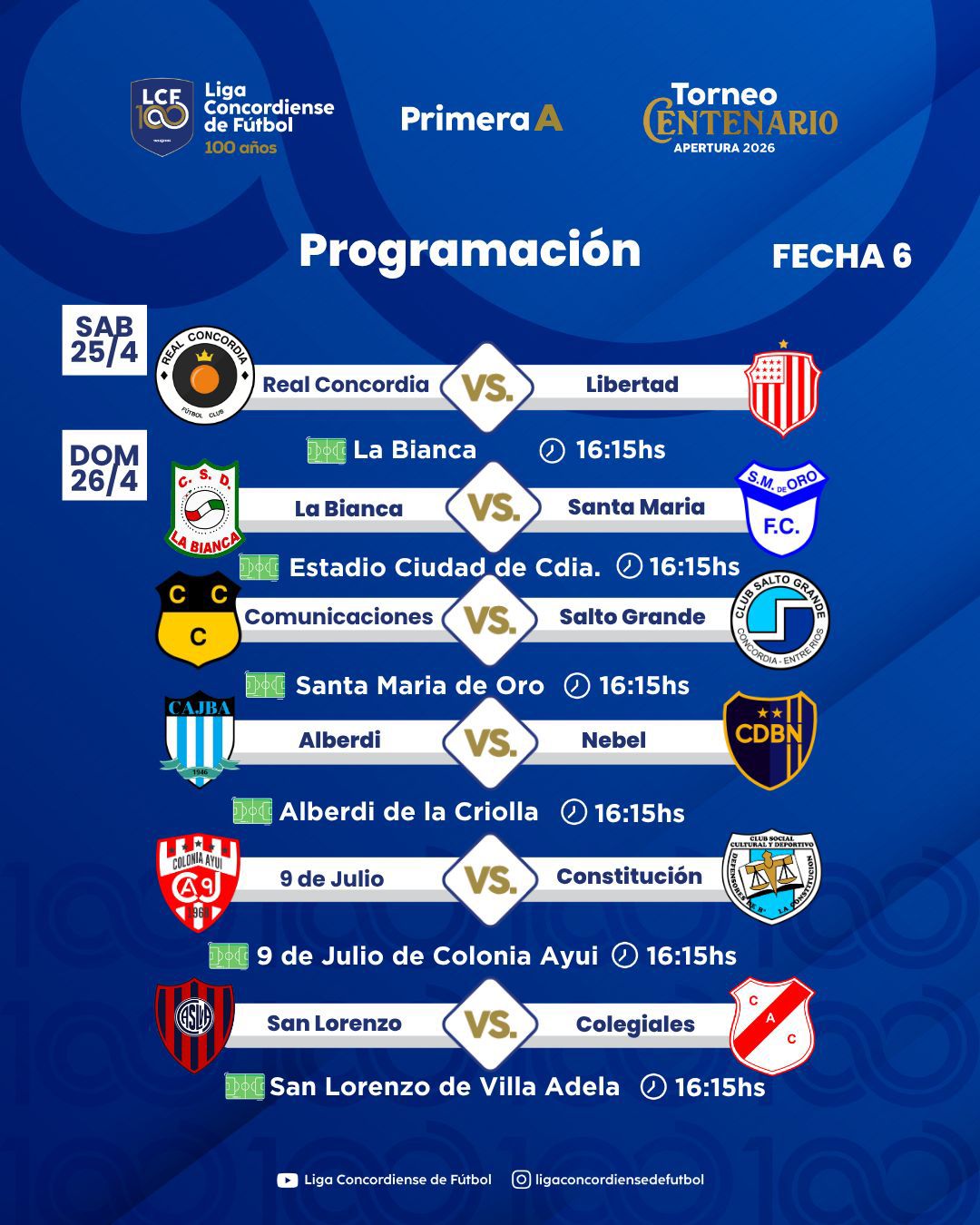 La sexta de la A va completa