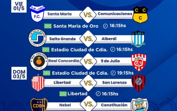 El Apertura disputa la séptima y antes se completa la 1