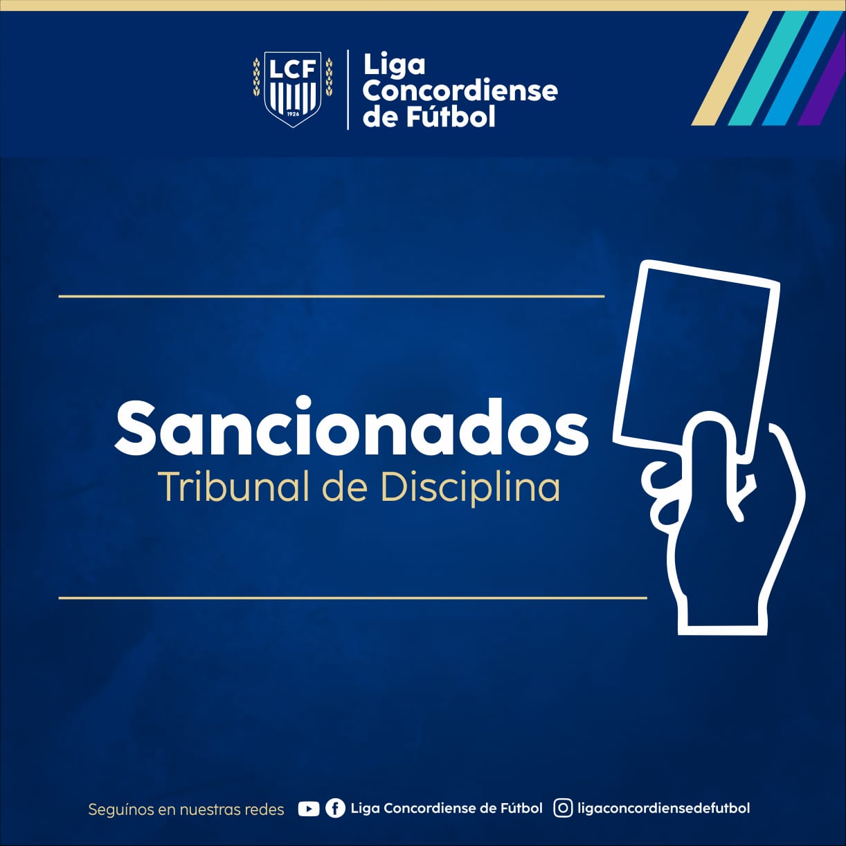 Sancionados en la L.C.F.