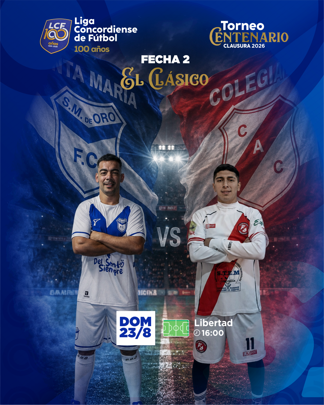 Santa María y Colegiales a la espera de un nuevo clásico