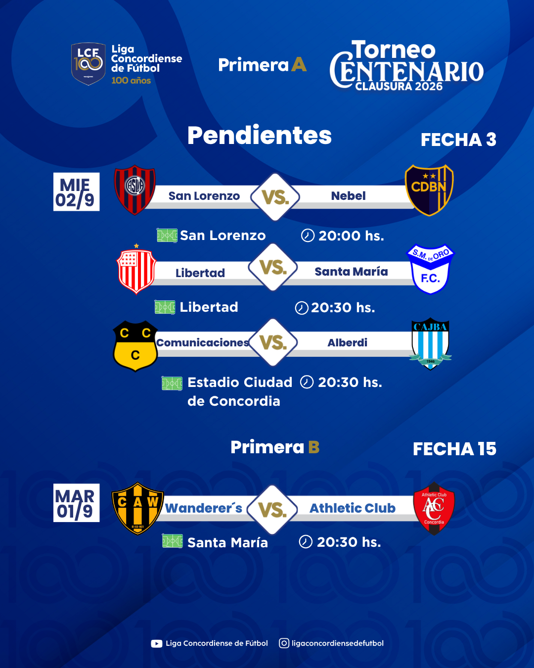 Se juegan los pendientes