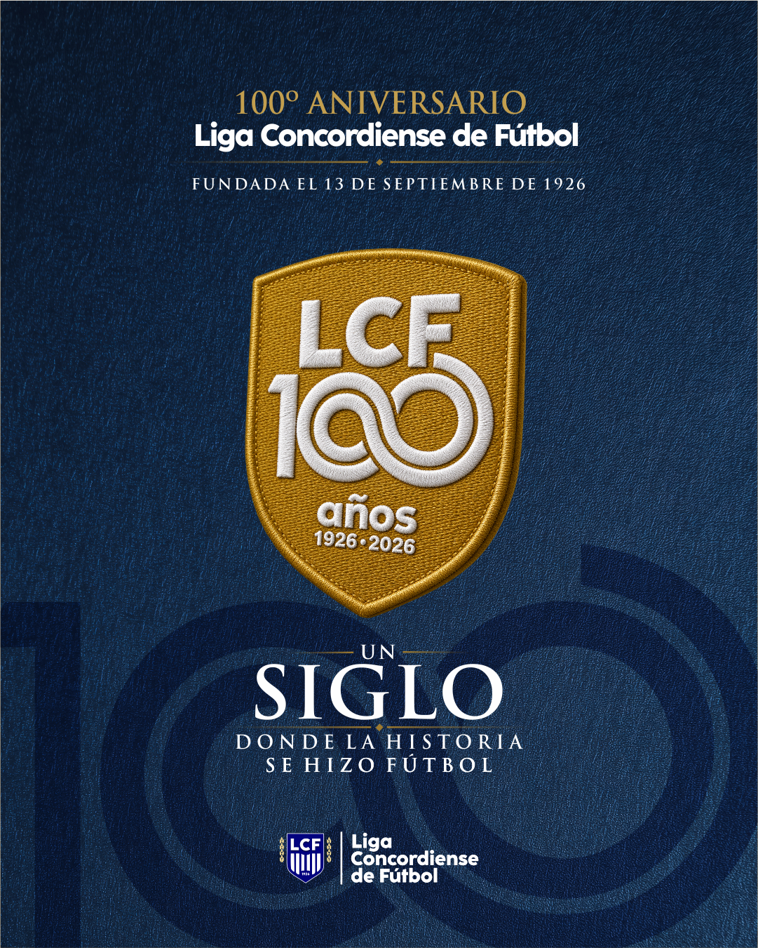 Feliz Centenario Liga Concordiense de Fútbol