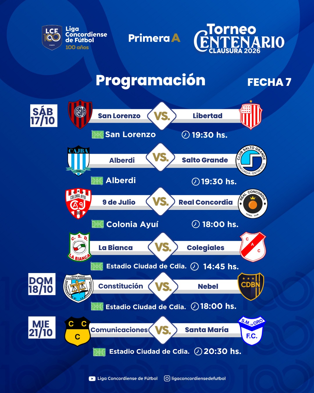 El Clausura espera la séptima