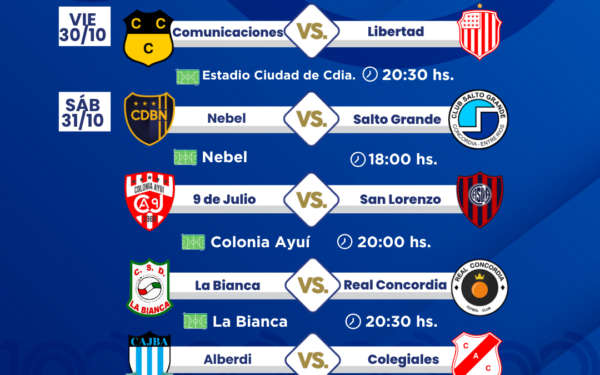 Se confirmó la novena del Clausura